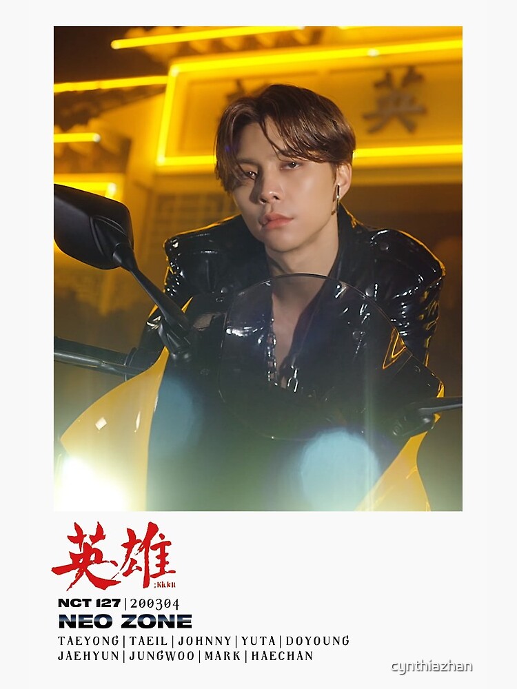 Nct 127 Johnny Kick It Paint Chip Polaroid Postcard By Cynthiazhan Redbubble