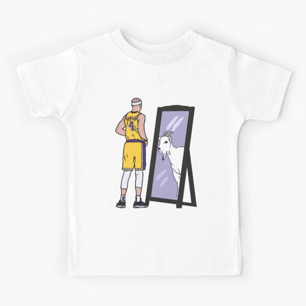 "Alex Caruso Mirror GOAT" Kids T-Shirt by RatTrapTees ...