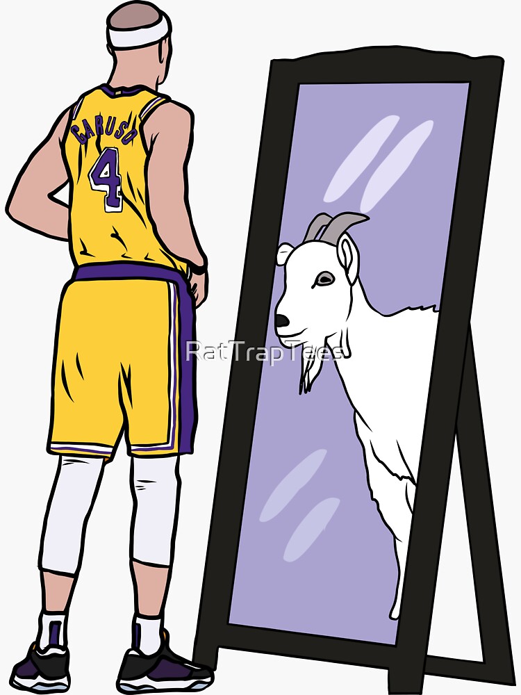 Alex Caruso Mirror GOAT Sticker