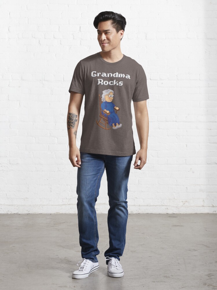 Alternate view of Grandma Rocks Essential T-Shirt