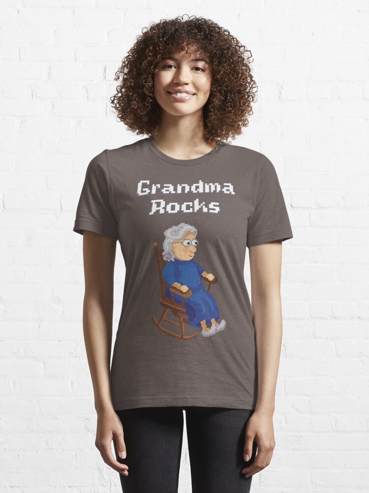 Alternate view of Grandma Rocks Essential T-Shirt
