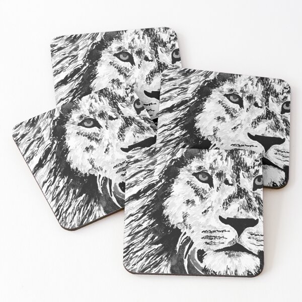 Item preview, Greyscale Lion designed and sold by dani2010us.