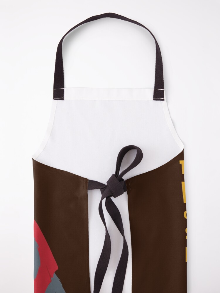 Alternate view of There was blood on the saddle Apron