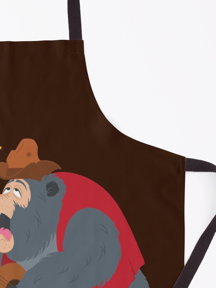 Alternate view of There was blood on the saddle Apron