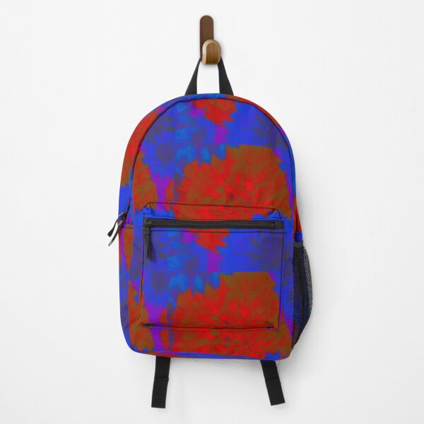Item preview, RED BLUE NEON FLOWER PATTERN  designed and sold by Brendan  Mullen.