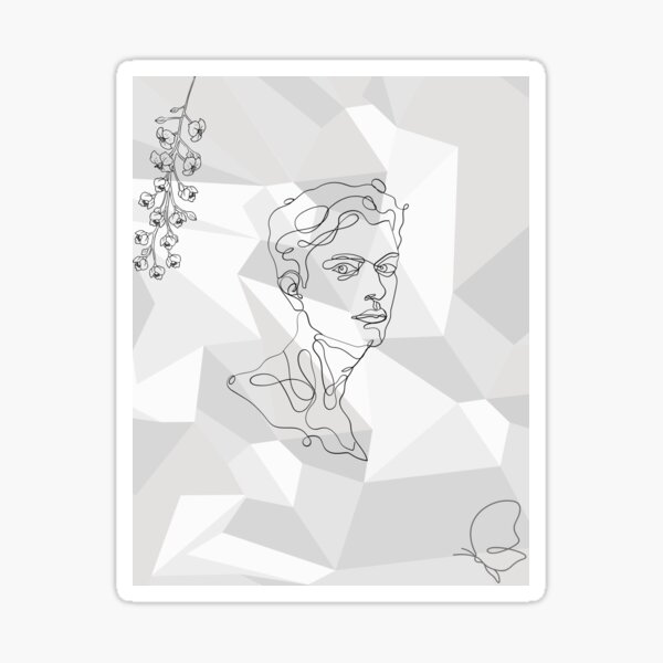 "Archaic Statue & Nature" Sticker for Sale by jonnyglobal Redbubble
