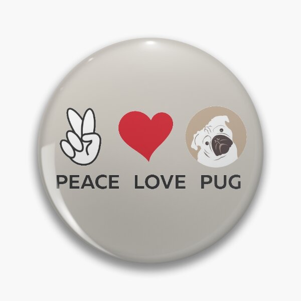 Item preview, Peace Love Pug designed and sold by YAnna9.