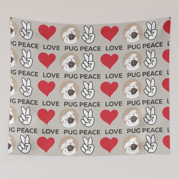 Item preview, Peace Love Pug designed and sold by YAnna9.
