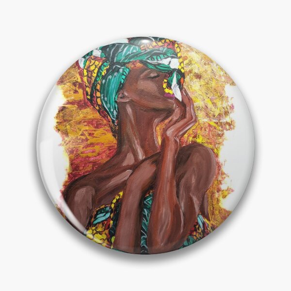 Item preview, Strong Powerful Sexy Beautiful African American Black Women Art Acrylic Painting designed and sold by SandaArtDesign.
