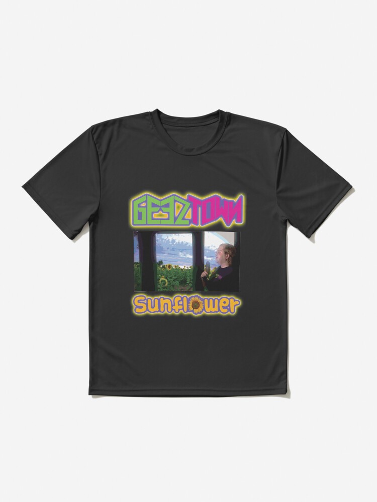 Alternate view of Geeztown Sunflower Active T-Shirt