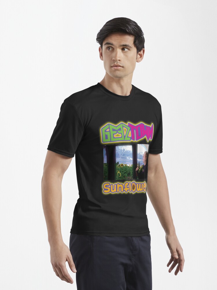 Alternate view of Geeztown Sunflower Active T-Shirt