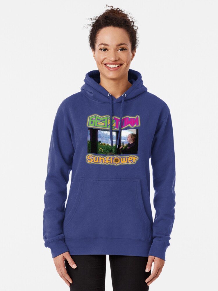 Alternate view of Geeztown Sunflower Pullover Hoodie