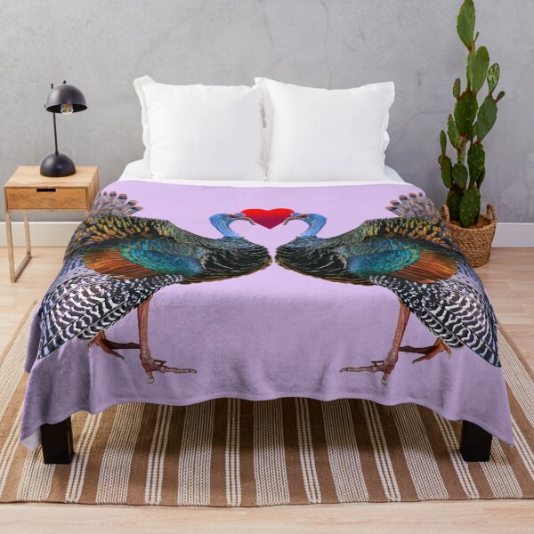 Item preview, Ocellated Turkey Heart Pair designed and sold by Deborah Camp.