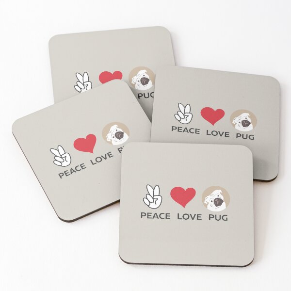 Item preview, Peace Love Pug designed and sold by YAnna9.