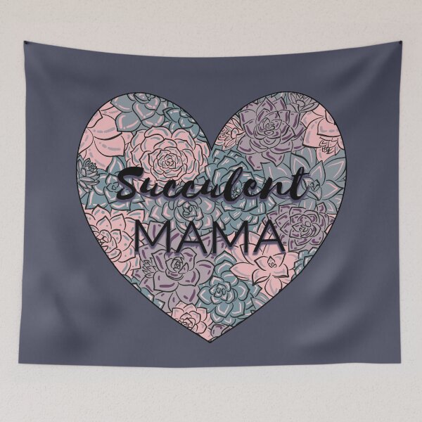 Item preview, Pink and Purple Echeveria Heart Shape Succulent Mama  designed and sold by marta-maria.