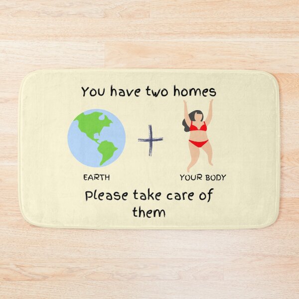 Item preview, Take Care of the Earth and Your Body designed and sold by ThoughtJumble.