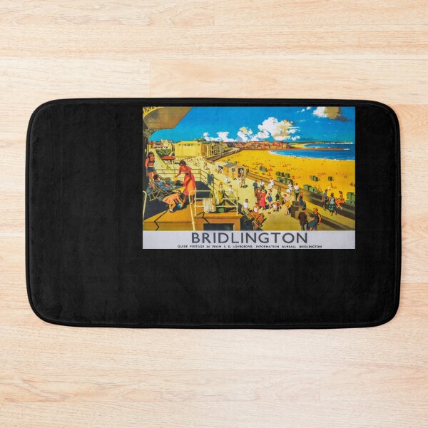 Item preview, Bridlington retro poster designed and sold by CorasPosters.