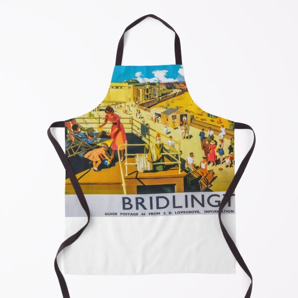 Item preview, Bridlington retro poster designed and sold by CorasPosters.