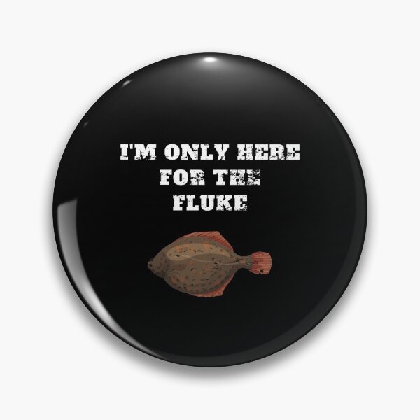 Item preview, Fluke fishing im only here flounder Retro Vintage designed and sold by Jeangel97.