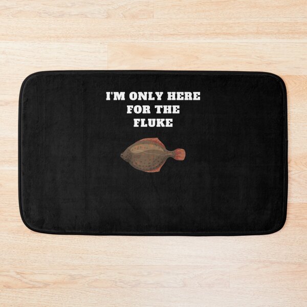 Item preview, Fluke fishing im only here flounder  designed and sold by Jeangel97.