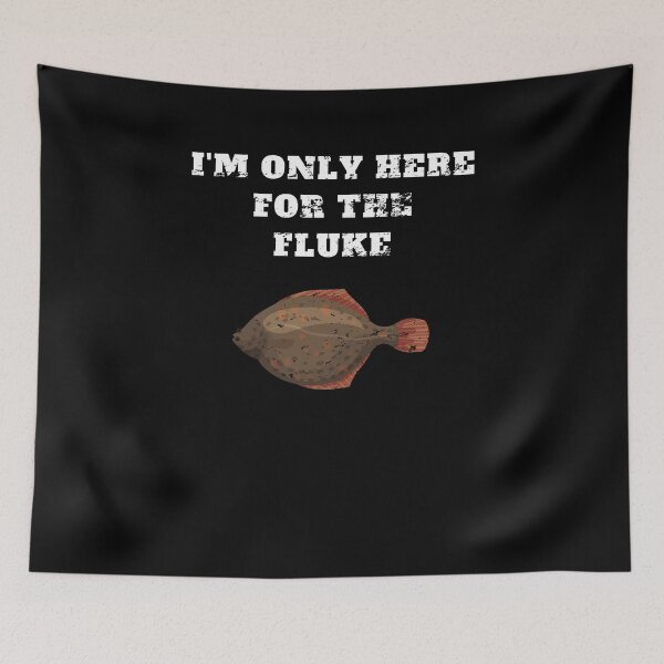 Item preview, Fluke fishing im only here flounder Retro Vintage designed and sold by Jeangel97.