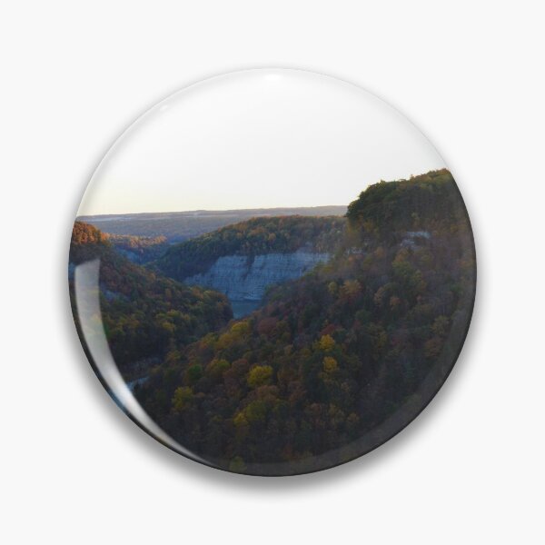 Item preview, Peak fall foliage Letchworth State Park sunrise designed and sold by momentintime97.