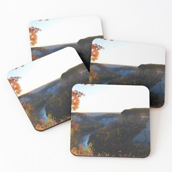 Item preview, Peak fall foliage Letchworth State Park sunrise designed and sold by momentintime97.