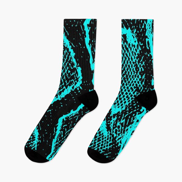 Item preview, Cyan and Black Python Skin Design designed and sold by DesignFantazia.
