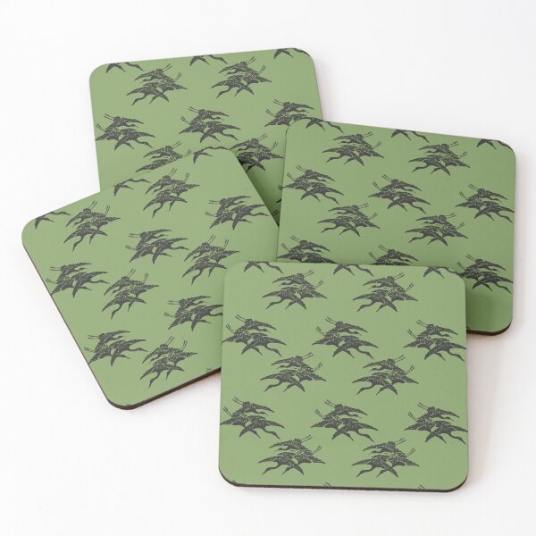 Item preview, Crane Pattern with Matcha Green Background designed and sold by Letzfor.