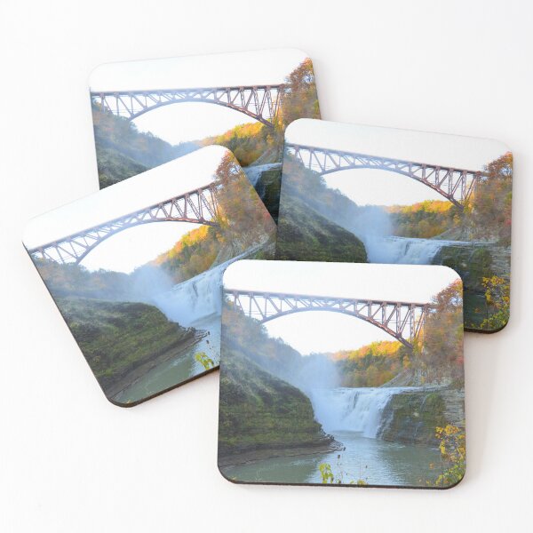 Item preview, Upper Falls and Railroad bridge - Letchworth State Park designed and sold by momentintime97.
