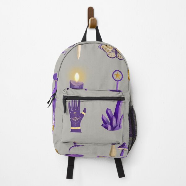 Item preview, Witch Icon Pattern (Purple on Grey) designed and sold by Pantonia.