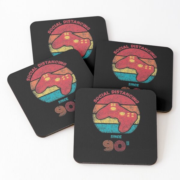 Item preview, SOCIAL DISTANCING SINCE 90' designed and sold by NiceSign.