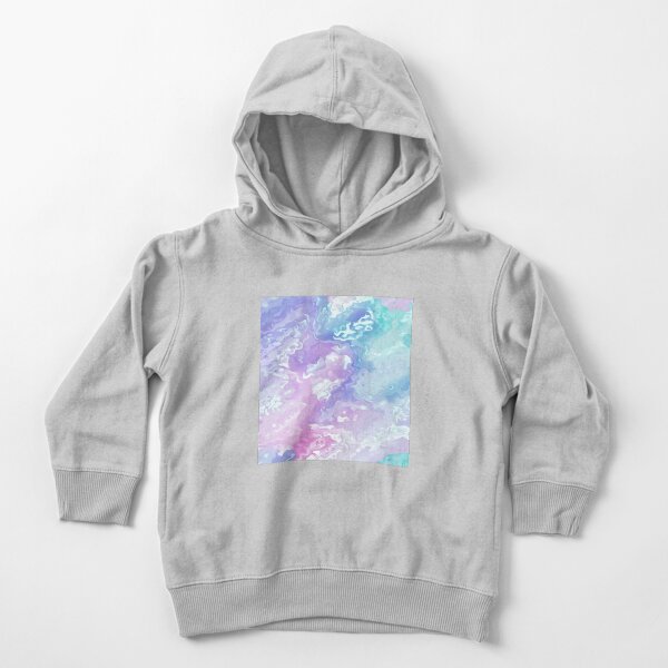 Colorful Acrylic Abstract Toddler Pullover Hoodie