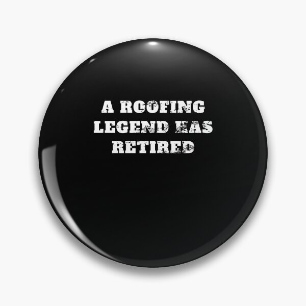 Item preview, A roofing legend has retired Retro Vintage designed and sold by Jeangel97.
