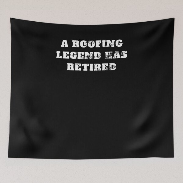 Item preview, A roofing legend has retired Retro Vintage designed and sold by Jeangel97.