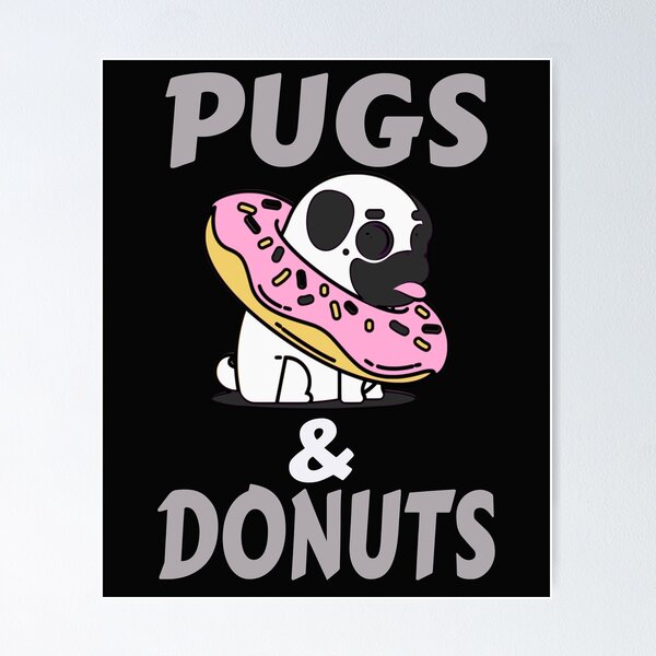 Item preview, Pugs and donuts designed and sold by MelfDesings.