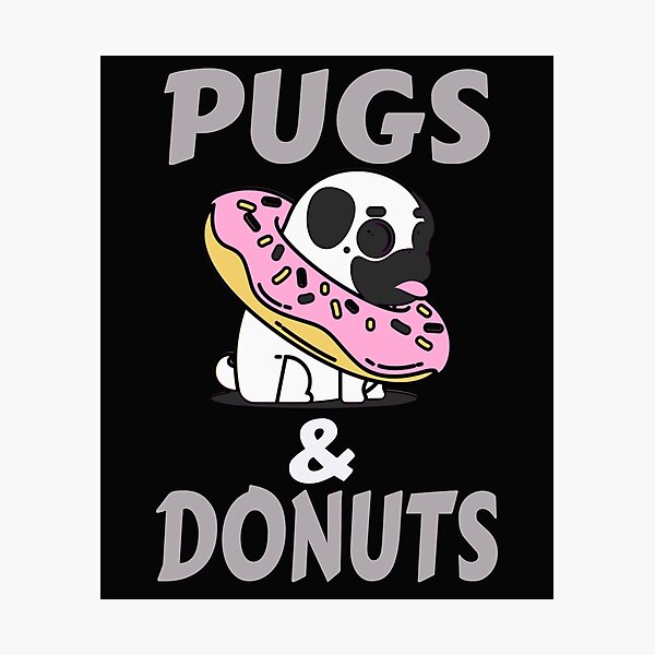Item preview, Pugs and donuts designed and sold by MelfDesings.