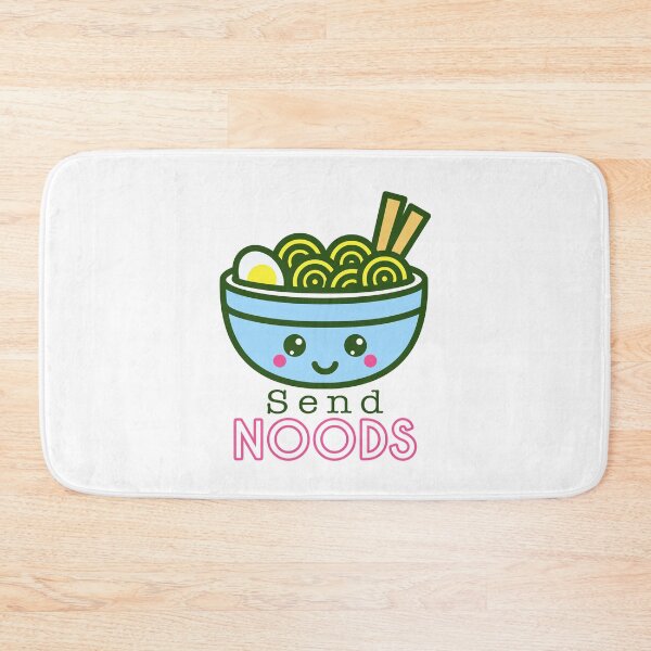 Item preview, Send Noods - Cute Kawaii Cup of Ramen Noodles Smiling designed and sold by Kaos Urbanwear.