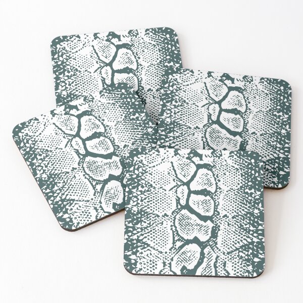 Item preview, Darkslategrey and White Python Skin Design designed and sold by DesignFantazia.
