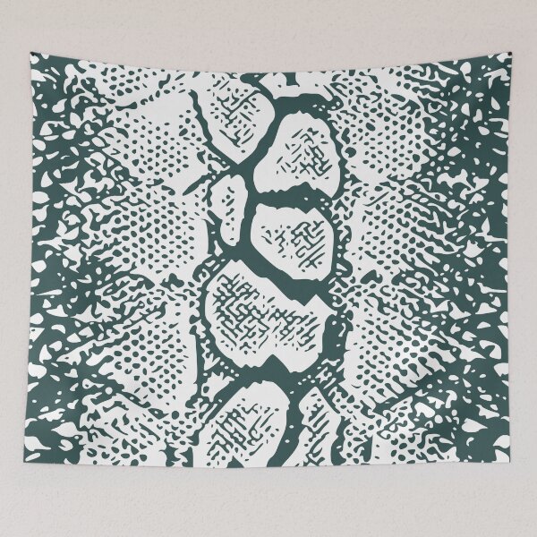 Item preview, Darkslategrey and White Python Skin Design designed and sold by DesignFantazia.