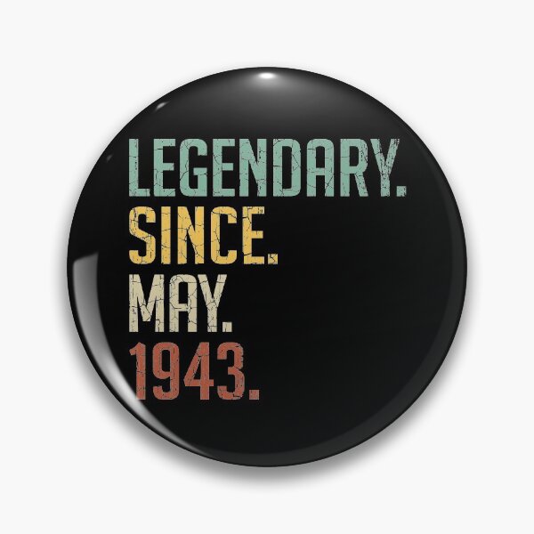 Item preview, Legendary Since May 1943 78th Birthday Gift 78 Years Old Vintage May 1943 designed and sold by Takatv.