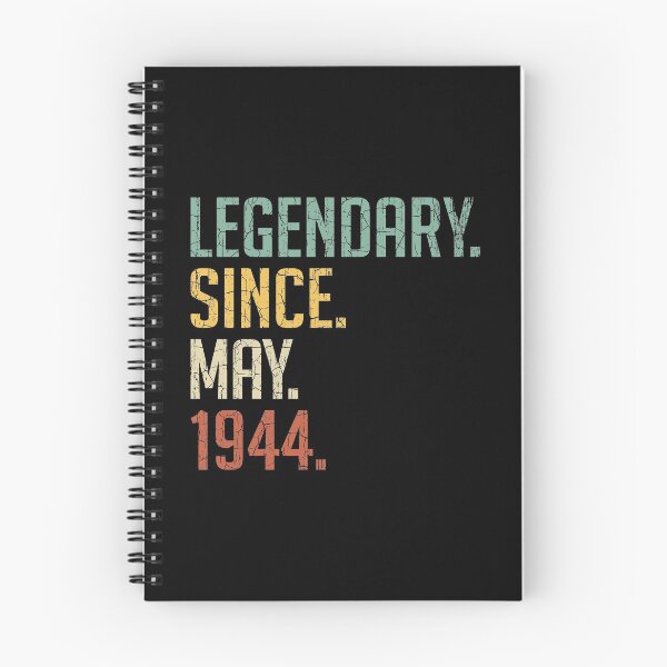 Item preview, Legendary Since May 1944 77th Birthday Gift 77 Years Old Vintage May 1944 designed and sold by Takatv.