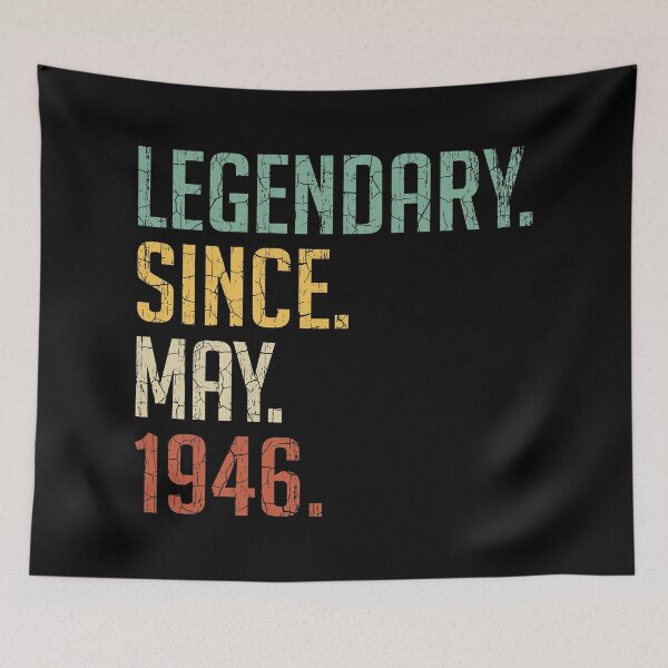 Item preview, Legendary Since May 1946 75th Birthday Gift 75 Years Old Vintage May 1946 designed and sold by Takatv.