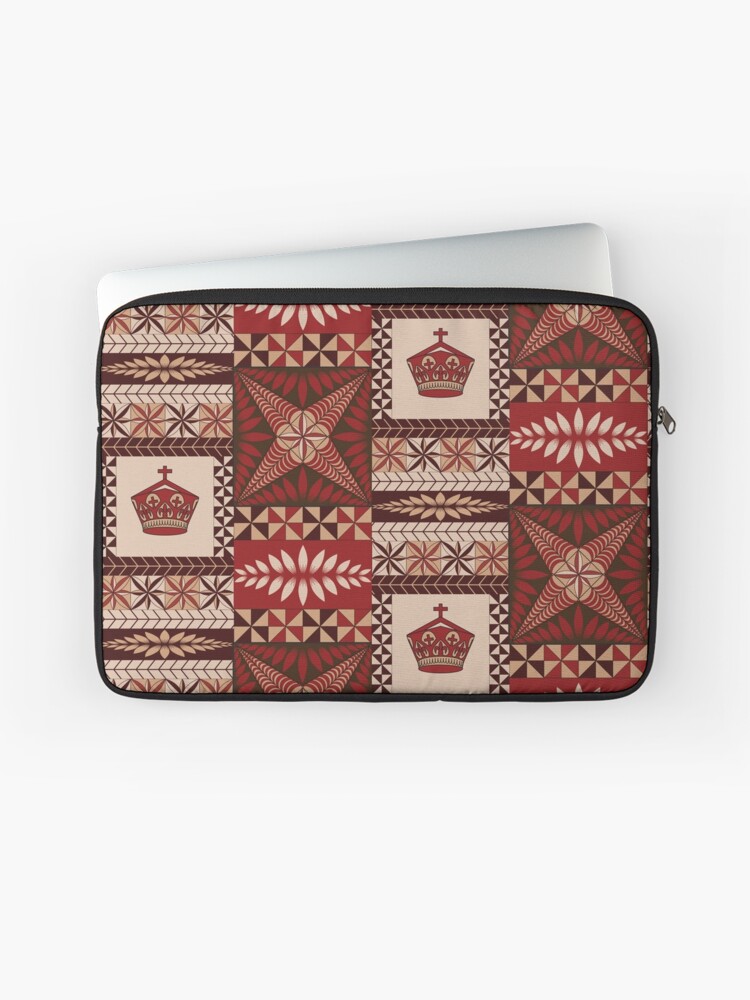 Fonulei Pattern - Tongan Ngatu Laptop Sleeve for Sale by lolomastudio