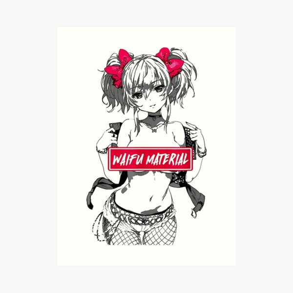 Naughty - Dark Anime Aesthetic Art Board Print for Sale by SEryST