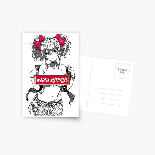 Naughty - Dark Anime Aesthetic Postcard for Sale by SEryST