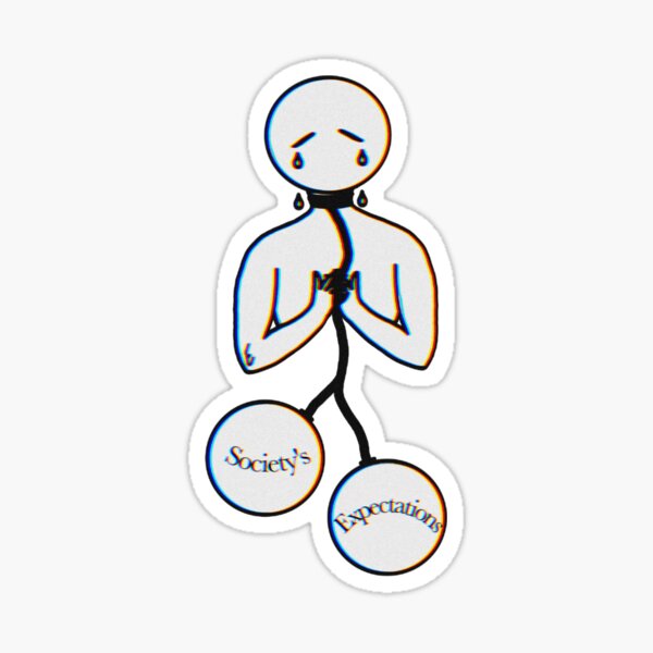 suffocated (w) Sticker