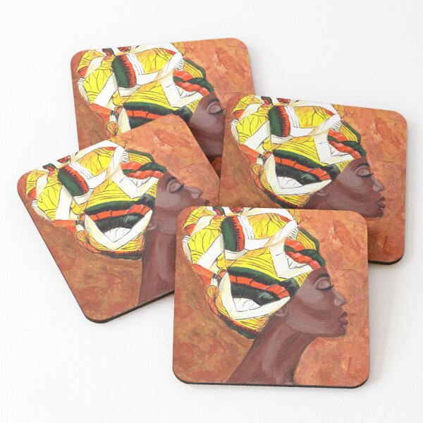 Item preview, Beautiful Strong African American Women Art Acrylic Painting  designed and sold by SandaArtDesign.