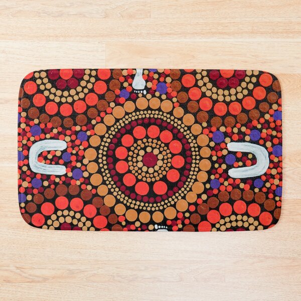 Item preview, Aboriginal Art Red Desert Walk designed and sold by GhostGumDesigns.