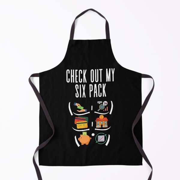 Item preview, Check Out My Six Pack Financial Savvy Investor funny designed and sold by TallOne-apparel.